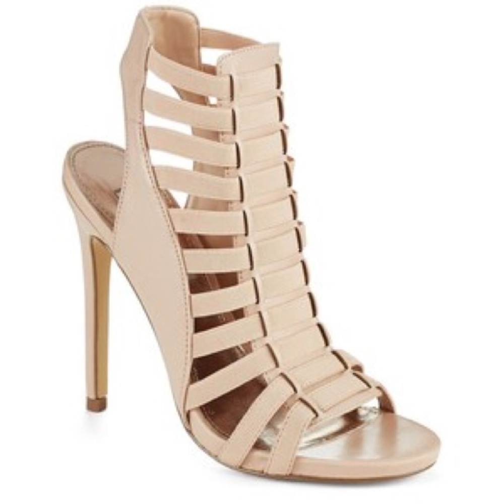 Steve Madden blush caged heel size 8